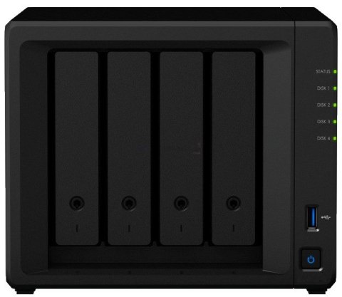 NAS Synology DS423+, Tower, 4x (3.5" SATA/HDD), 2 x M.2, Intel Celeron J4125, 2 GB DDR4 ECC SODIMM (max. 6GB), 2x 1GbE RJ-45, 2x Synology