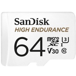 High Endurance microSDXC 64GB V30 z adapterem (rejestratory i monitoring) SanDisk