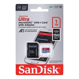 KARTA PAMIĘCI SANDISK ULTRA ANDROID microSDXC 1 TB 150MB/s A1 Cl.10 UHS-I + ADAPTER SanDisk