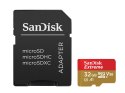 Karta pamięci SanDisk Extreme SDSQXAF-032G-GN6AA (32GB; Class U3; Adapter, Karta pamięci) SanDisk