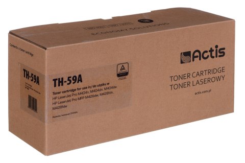 Actis TH-59A Toner (zamiennik HP CF259A; Supreme; 3000 stron; czarny). Z chipem. Zalecamy wyłączenie aktualizacji oprogramowania ACTIS