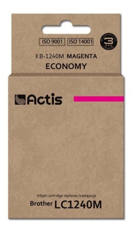 Actis KB-1240M Tusz (zamiennik Brother LC1240M/LC1220M; Standard; 19 ml; czerwony) ACTIS