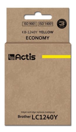 Actis KB-1240Y Tusz (zamiennik Brother LC1240Y/LC1220Y; Standard; 19 ml; żółty) ACTIS