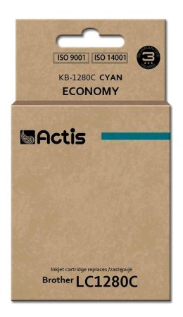 Actis KB-1280C Tusz (zamiennik Brother LC1280C; Standard; 19 ml; niebieski) ACTIS