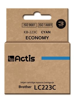 Actis KB-223C Tusz (zamiennik Brother LC223C; Standard; 10 ml; niebieski) ACTIS