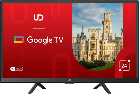 Telewizor UD 24GW5210S LED 24'' HD Ready Google TV Dolby Digital DVB-T2 Czarny UD