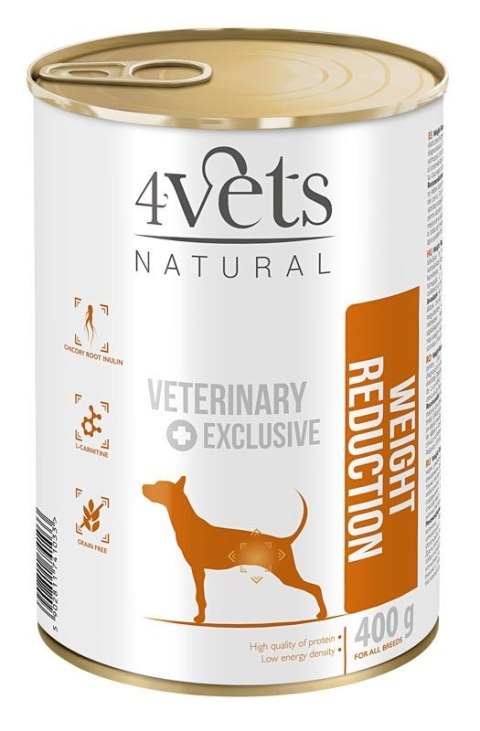 4VETS NATURAL - Weight Reduction Dog 400g 4vets