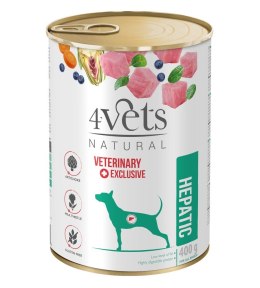 4VETS Natural Hepatic Dog - mokra karma dla psa - 400 g 4vets