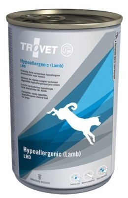 TROVET Hypoallergenic LRD z jagnięciną - mokra karma dla psa - 400 g TROVET