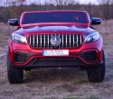 MERCEDES GLC 63S LICENCJA, 4X4, 2x12V, WALIZKA, MIĘKKIE KOŁA EVA, MIĘKKIE SIEDZENIE, LAKIER POLEROWANY, FULL OPCJA/XMX608