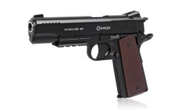 Pistolet wiatrówka RANGER 1911 M45A1 CQBP k.4,5BBs 21-strz. METAL SLIDE KWC RANGER