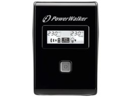 POWER WALKER UPS LINE-IN VI 650 LCD 650VA 2X SCHUKO, RJ11, USB, LCD POWER WALKER